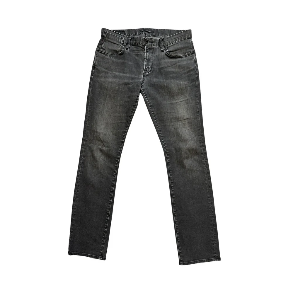Grunge Gray John Varvatos Bowery Jeans 31 Slim Straight Denim